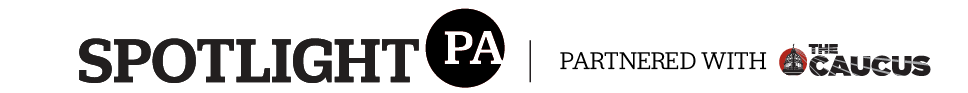 Spotlight PA logo (partnered with caucus)